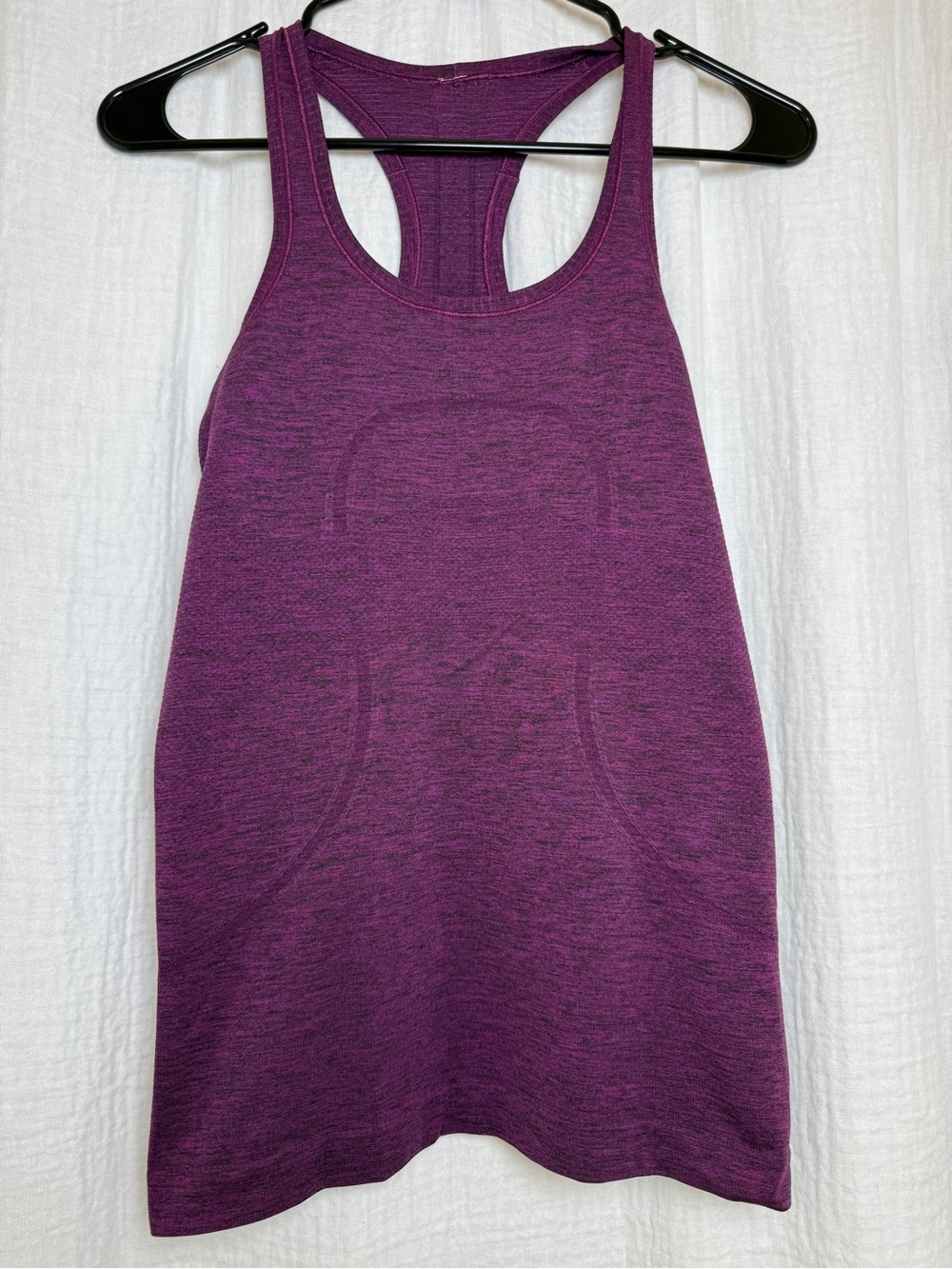 lululemon Swiftly Tech Racerback Tank Top - Heathered Plum / Maroon - Size 4